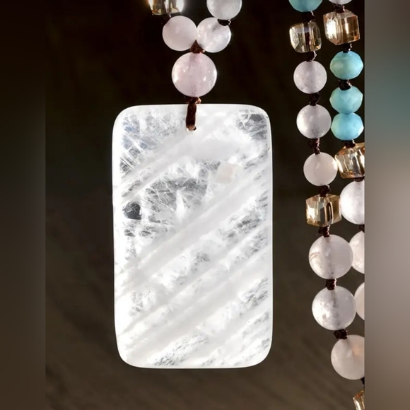 Rose Quartz Bohemian Necklace - Picture 3 of 3